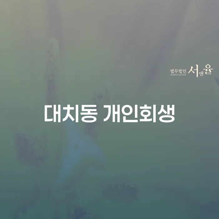 대치동 개인회생, 채무 탈출을 위한 최적의 선택?
