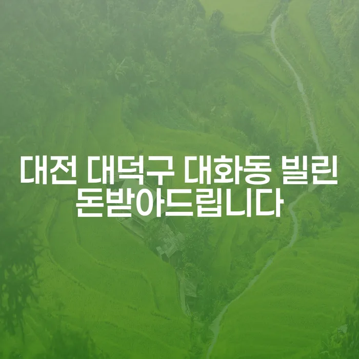 대전 대덕구 대화동 빌린돈받아드립니다: 어떻게 하면 효과적으로 해결할 수 있을까요?
