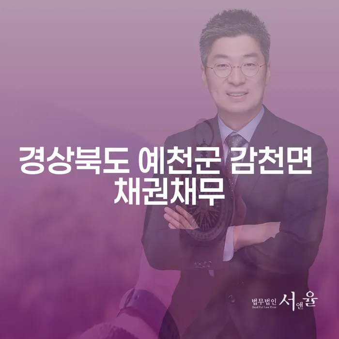 경상북도 예천군 감천면에서 채권채무 해결을 위한 최고의 방법은 무엇인가요?