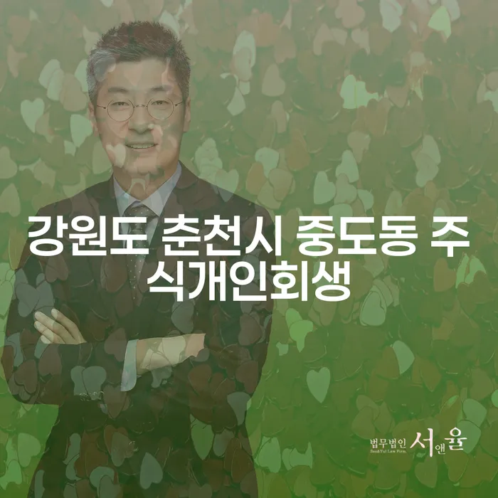강원도 춘천시 중도동 주식개인회생, 어떻게 접근해야 할까요?